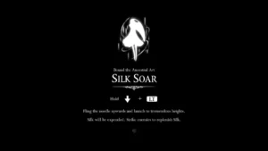 hollow knight silksong super jump silk soar skill