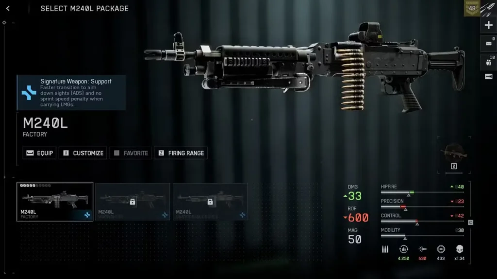 M240L - High-Caliber Firepower