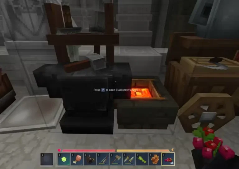 blacksmith s anvil upgrade weapons hytale 2